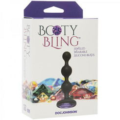 Booty Bling Beads Purple Adult Sex Toys