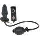 Deluxe Wonder Plug Inflatable Vibrating Black by Doc Johnson - view 2