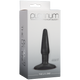 Doc Johnson Platinum Premium Silicone The Lil End Charcoal Plug - Product SKU CNVNAL-34562