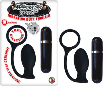 Mack Tuff Vibrating Butt Thriller Black Adult Sex Toys