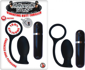 Mack Tuff Vibrating Butt Thriller Black by NassToys