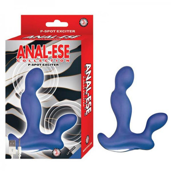 Anal-ese Collection P-spot Exciter - Blue Best Sex Toys