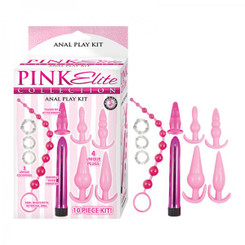 Pink Elite Collection Anal Play Kit Pink by NassToys