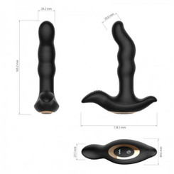 T-Bone Tushy Pleasure Black Prostate Massager Adult Toy