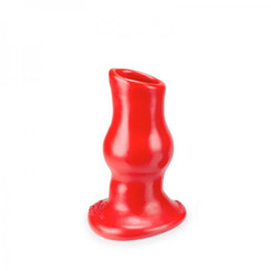Oxballs Pig Hole Deep-1, Hollow Plug, Small, Red Best Adult Toys