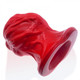 Oxballs Pighole Squeal Ff Veiny Hollow Plug Red by Blue Ox Designs, Oxballs