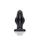Oxballs Airhole-2 Finned Buttplug Silicone Medium Black Adult Sex Toy