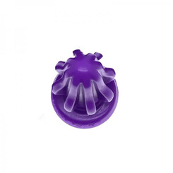 Oxballs Airhole-2 Finned Buttplug Silicone Medium Eggplant Adult Toy