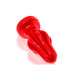 Oxballs Airhole-3 Finned Buttplug Silicone Large Red by Blue Ox Designs, Oxballs