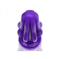 Oxballs Airhole-3 Finned Buttplug Silicone Large Eggplant by Blue Ox Designs, Oxballs