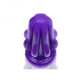 Oxballs Airhole-3 Finned Buttplug Silicone Large Eggplant by Blue Ox Designs, Oxballs
