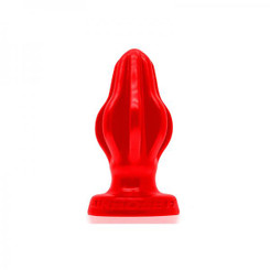 Oxballs Airhole-ff Finned Buttplug Silicone Red Best Adult Toys