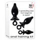 Evolved Novelties Anal Training Kit 3 Black Butt Plugs - Product SKU CNVNAL-51519