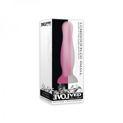 Evolved Luminous Silicone Plug Small Pink Sex Toy