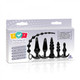 Try-curious Anal Plug Kit Black by Icon Brands Inc.