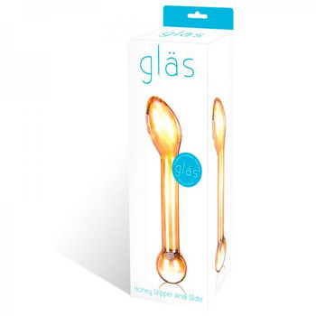 Glas Honey Dripper Anal Slider Glass Probe by Electric Eel Inc