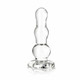 Glass Butt Plug 4 Inches Clear by Electric Eel Inc - Product SKU CNVNAL -54482
