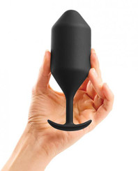 B-Vibe Snug Plug 5 Black Large Butt Plug Adult Toy