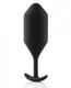 B-Vibe Snug Plug 5 Black Large Butt Plug by B-Vibe - Product SKU CNVNAL -69414