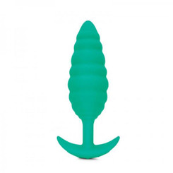 B-vibe Twist Texture Plug Green Adult Toy