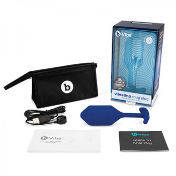 B-vibe Vibrating Snug Plug 3 Blue by COTR Inc.