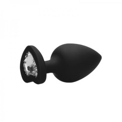 Diamond Heart Butt Plug - Extra Large - Black Adult Sex Toys