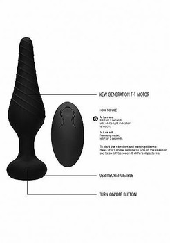Sono No. 77 - Remote Controlled Vibrating Anal Plug - Back by Shots America LLC