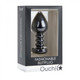 Ouch! Fashionable Buttplug - Black Adult Sex Toy