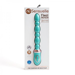 Sensuelle Flexii Beads Rechargeable Electric Blue Adult Sex Toys