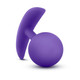 Luxe Wearable Vibra Plug Purple by Blush Novelties