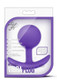 Luxe Wearable Vibra Plug Purple by Blush Novelties - view 4