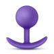 Luxe Wearable Vibra Plug Purple by Blush Novelties - view 2