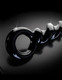 Icicles Hand Blown Glass #39 Black Probe by Pipedream Products - view 4