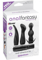 Anal Fantasy Silicone Adventure Kit Waterproof Black Best Adult Toys