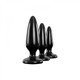 Renegade Pleasure Plug 3 Piece Trainer Kit Black by NS Novelties - view 2