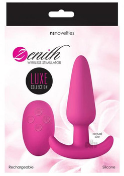 Luxe Zenith Wireless Silicone Plug Pink Best Sex Toys