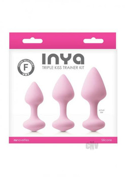 Inya Triple Kiss Trainer Kit Pink Butt Plugs Adult Sex Toys