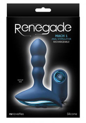 Renegade Mach 1 with Remote Blue Prostate Massager Adult Toy