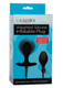 Weighted Silicone Inflatable Plug Black by California Exotic Novelties, Llc