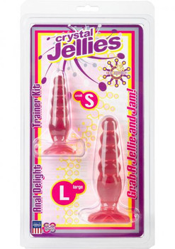 Crystal Jellies Anal Delight Trainer Kit - Pink Adult Toy
