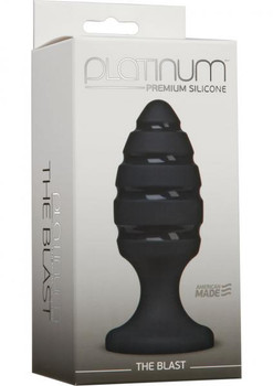 Platinum Premium Silicone The Blast Anal Plug Black Best Sex Toy