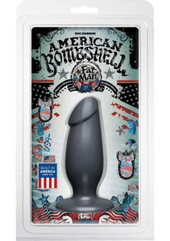 American Bombshell Fat Man Gun Metal Smoke Plug Adult Sex Toy