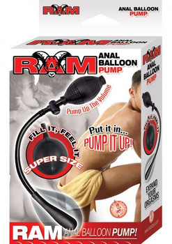 Ram Anal Balloon Pump - Black Best Sex Toy