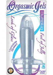 Orgasmix Gels Buttplug Waterproof Silver 4.5 Inch Best Sex Toys