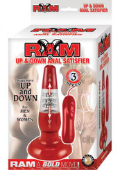 Ram Up And Down Anal Satisfier Red Butt Plug by NassToys