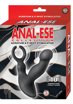 Anal Ese Coll Scrotum/p Spot Black by Novelties By Nass-walk Inc