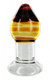 Agni Derriere Glass Butt Plug by XR Brands - view 2