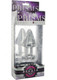 Devata Clear Glass Butt Plug by XR Brands - view 3