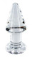 Devata Clear Glass Butt Plug by XR Brands - Product SKU CNVEF -EXR -RM385