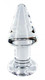 Devata Clear Glass Butt Plug by XR Brands - view 2